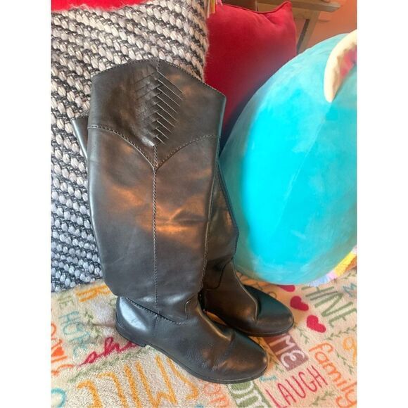 Tahari Black Rupert Riding Boots - Picture 8 of 9